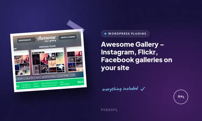 awesome gallery instagram flickr facebook galleries on your site
