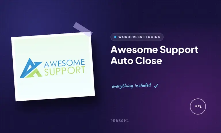 awesome support auto close