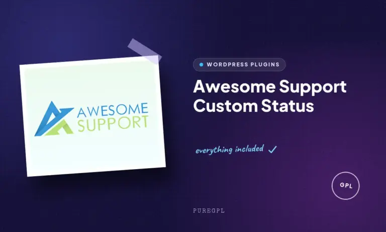 awesome support custom status