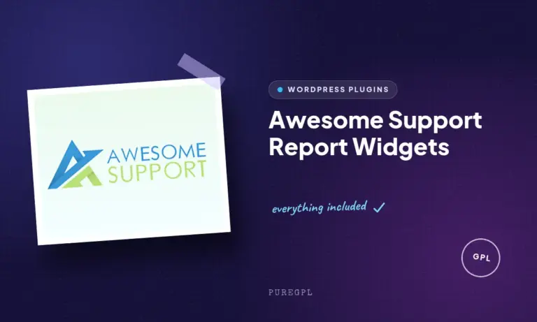 awesome support report widgets
