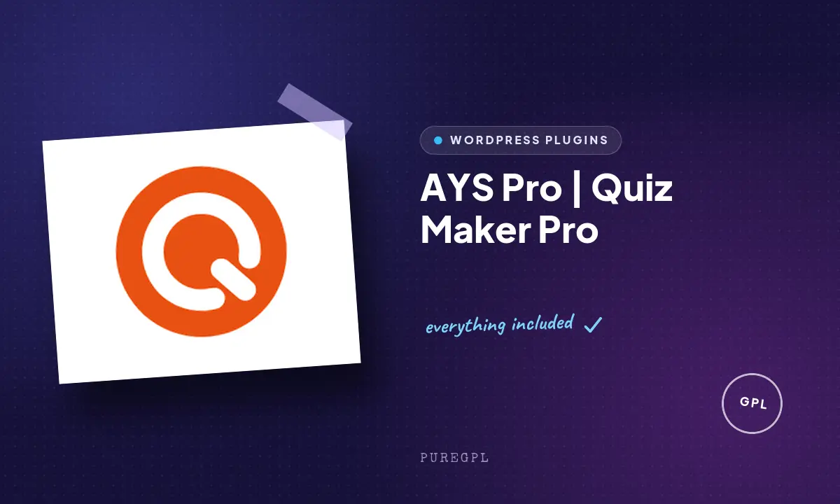 AYS Pro | Quiz Maker Pro