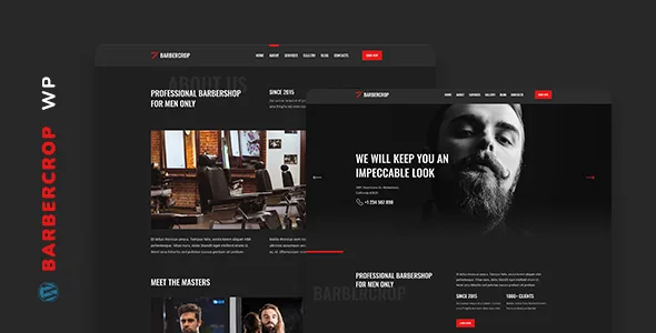 barbercrop hairdressing wordpress theme 1