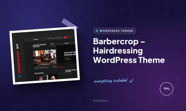 barbercrop hairdressing wordpress theme
