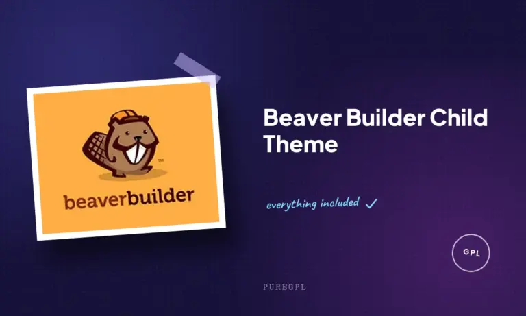 beaver builder child theme