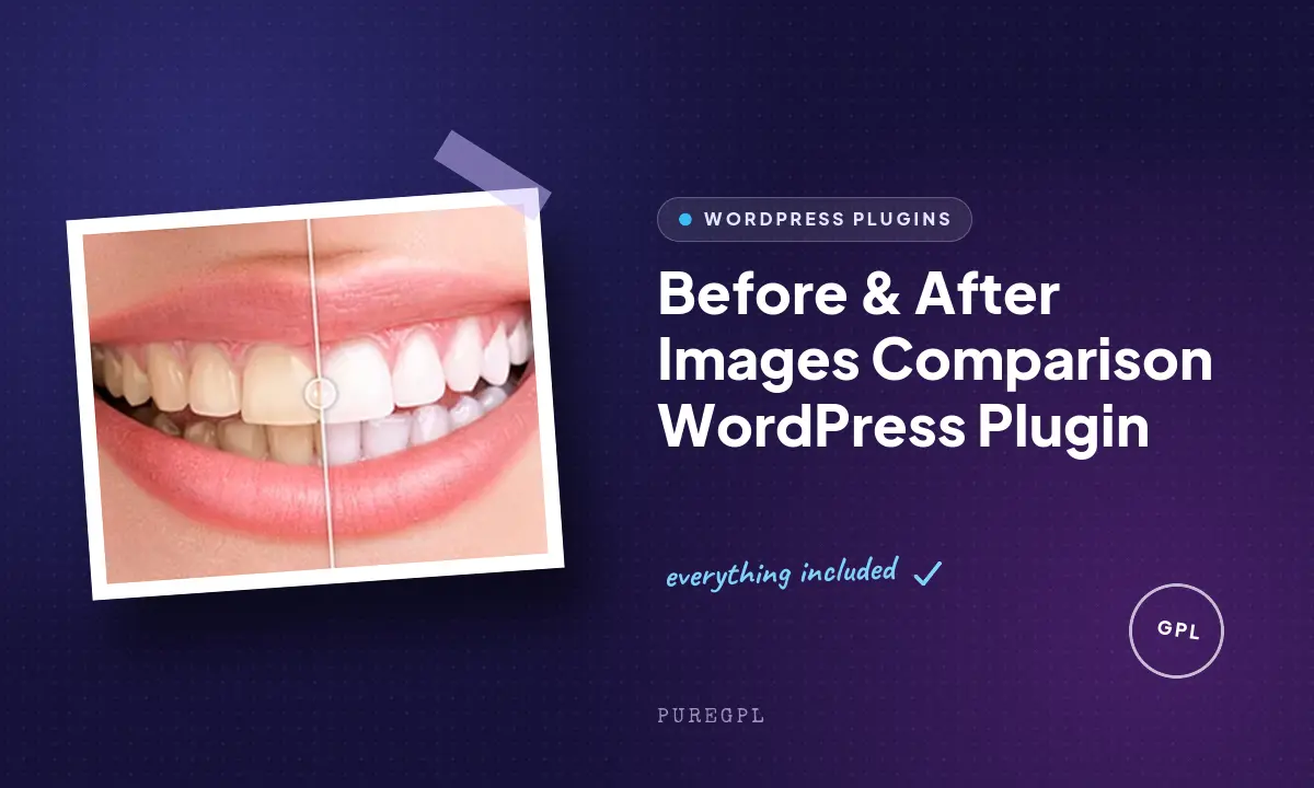 Before & After Images Comparison WordPress Plugin
