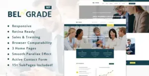 Belgrade – Training Business WordPress Theme