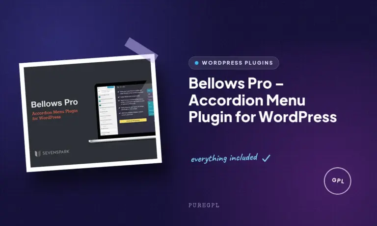 bellows pro accordion menu plugin for wordpress