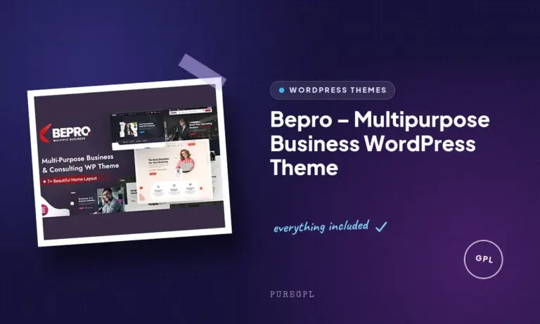 bepro multipurpose business wordpress theme