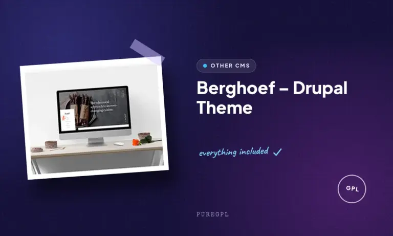 berghoef drupal theme