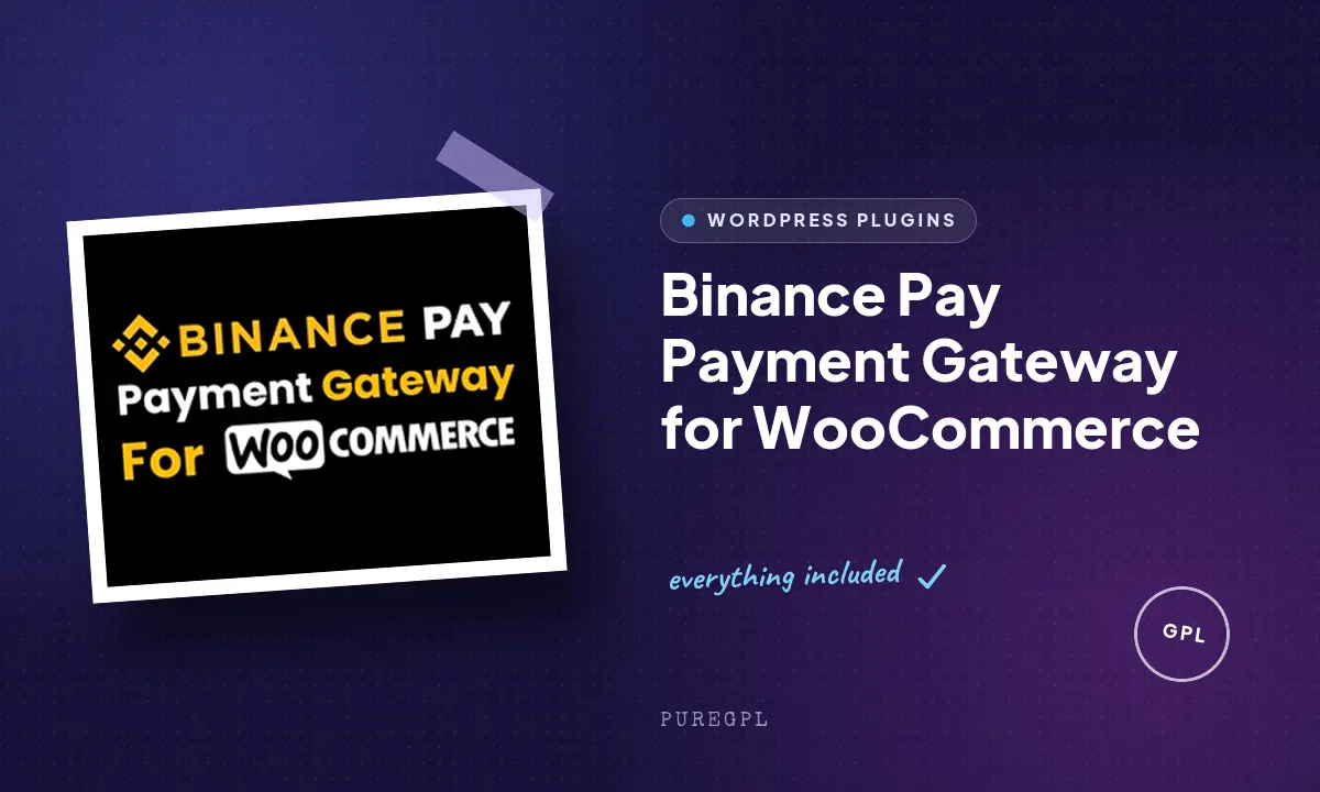 Binance Pay Payment Gateway for WooCommerce