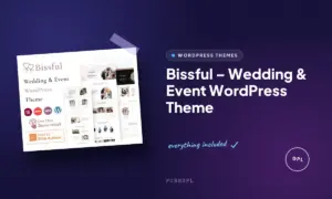 bissful wedding event wordpress theme