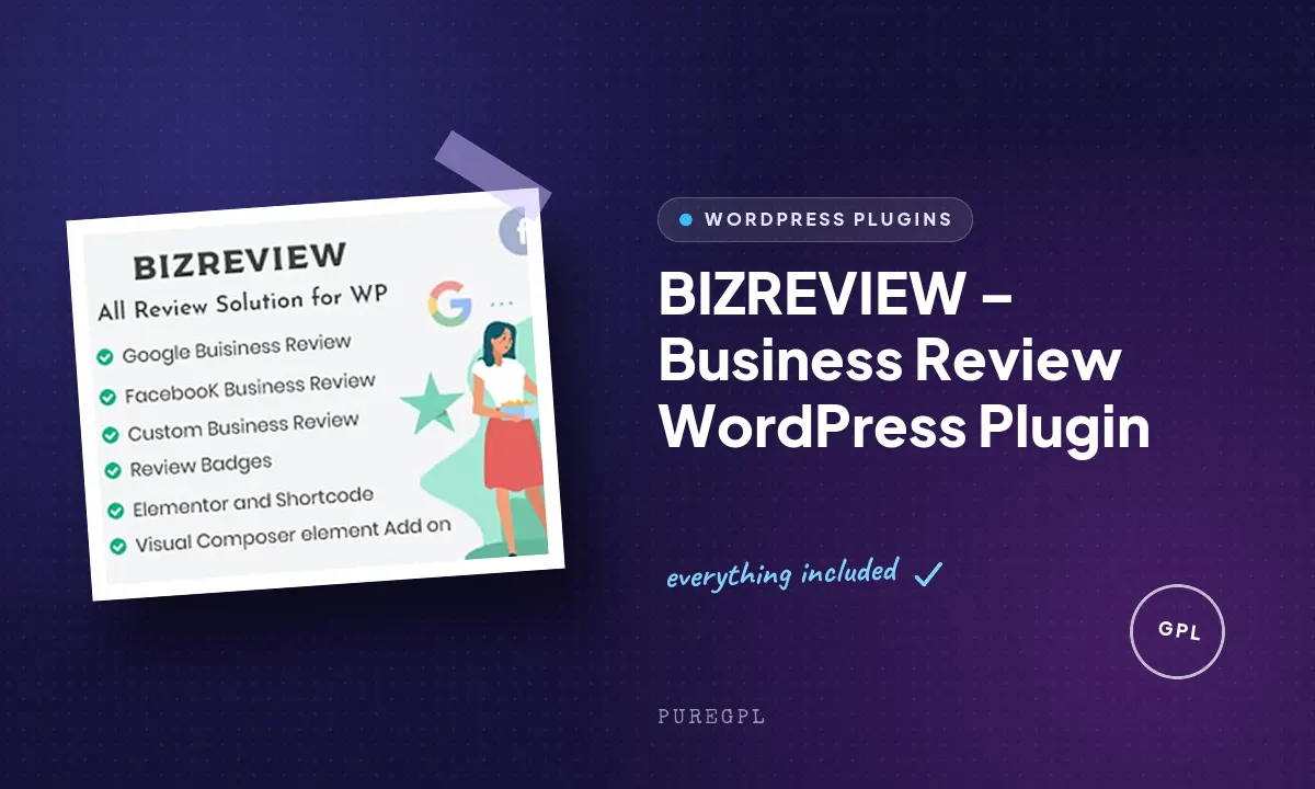 BIZREVIEW – Business Review WordPress Plugin