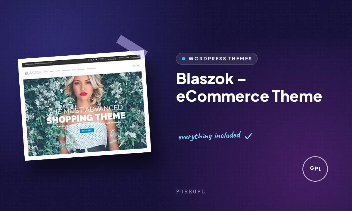 Blaszok eCommerce Theme