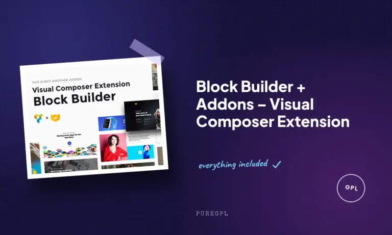 block builder addons visual composer extension