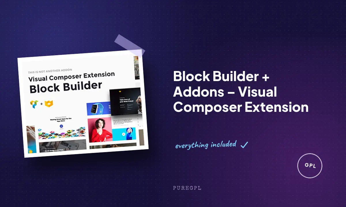 Block Builder + Addons – Visual Composer Extension