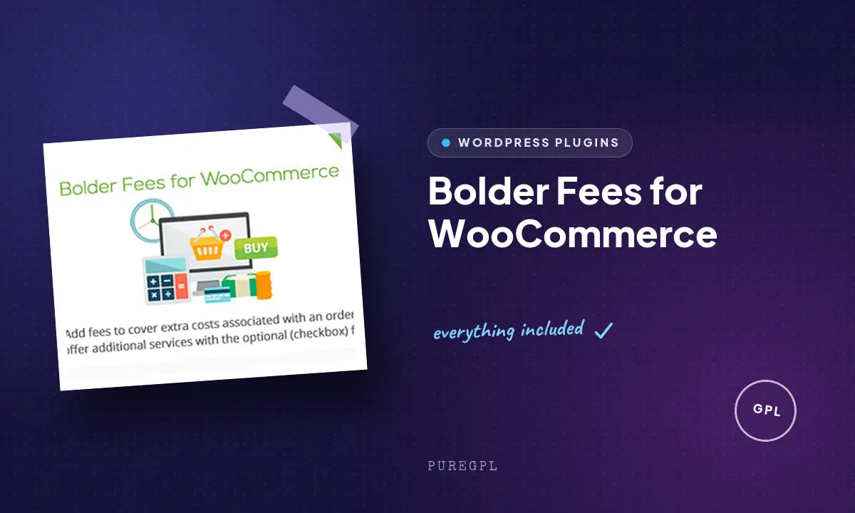 Bolder Fees for WooCommerce