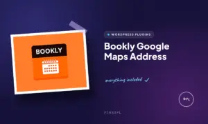 bookly google maps address