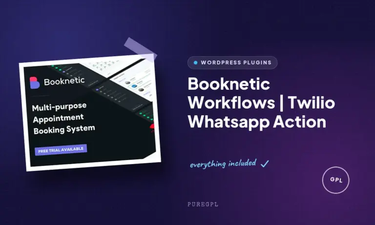 booknetic workflows twilio whatsapp action