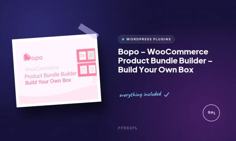 bopo woocommerce product bundle builder build your own box