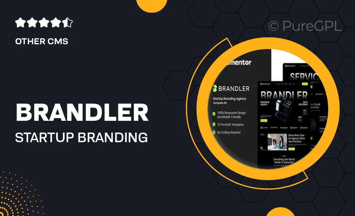 Brandler – StartUp Branding Agency Elementor Template Kit