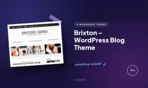 brixton wordpress blog theme