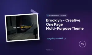 brooklyn creative one page multi purpose theme