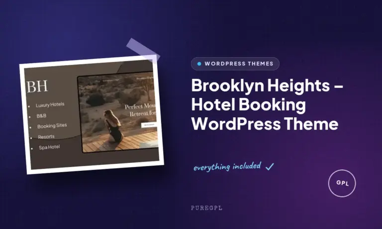 brooklyn heights hotel booking wordpress theme