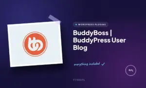 buddyboss buddypress user blog
