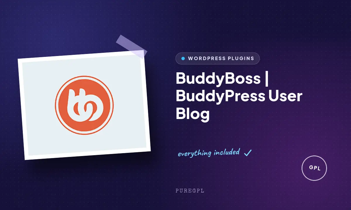 BuddyBoss | BuddyPress User Blog