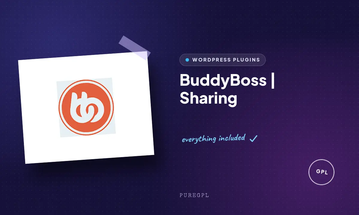 BuddyBoss | Sharing