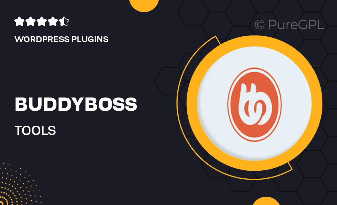 BuddyBoss | Tools