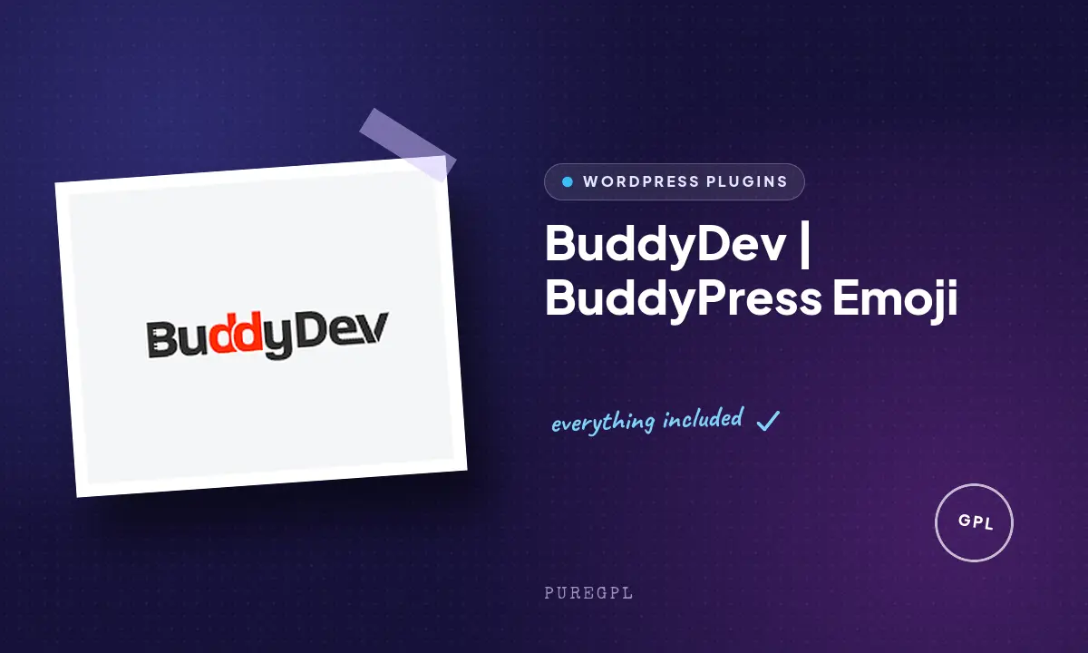 BuddyDev | BuddyPress Emoji