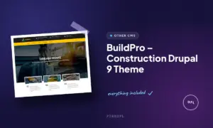 buildpro construction drupal 9 theme