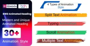 BWD Animated Heading Add-on for Elementor