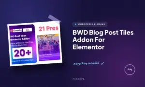 bwd blog post tiles addon for elementor