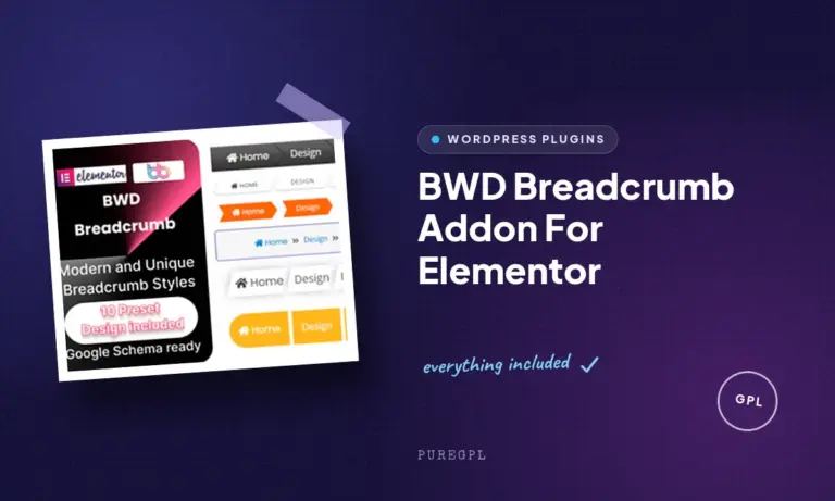 bwd breadcrumb addon for elementor