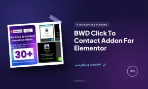 bwd click to contact addon for elementor