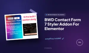 bwd contact form 7 styler addon for elementor