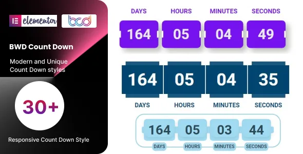 bwd count down add on for elementor 1