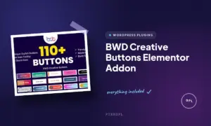bwd creative buttons elementor addon