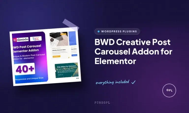 bwd creative post carousel addon for elementor