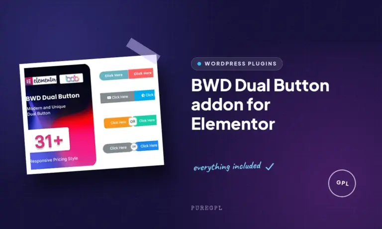 bwd dual button addon for elementor