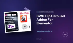 bwd flip carousel addon for elementor