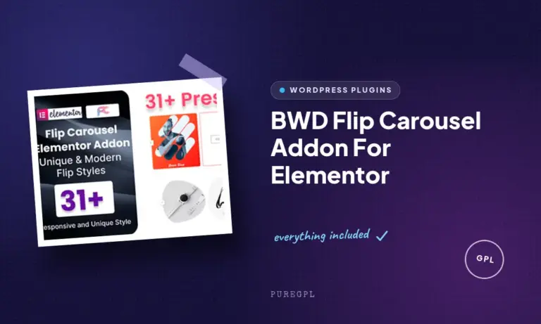 bwd flip carousel addon for elementor