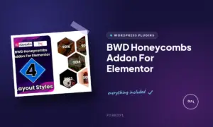 bwd honeycombs addon for elementor