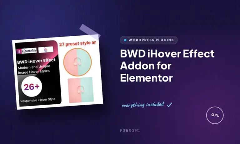 bwd ihover effect addon for elementor
