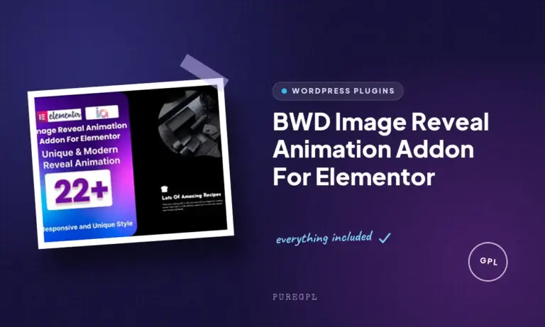 bwd image reveal animation addon for elementor