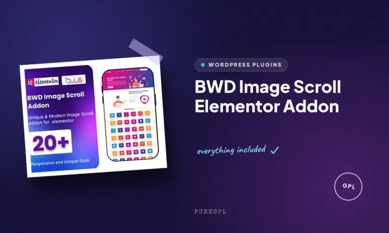 bwd image scroll elementor addon