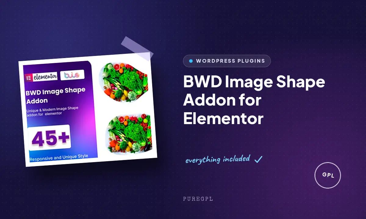 BWD Image Shape Addon for Elementor