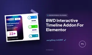bwd interactive timeline addon for elementor